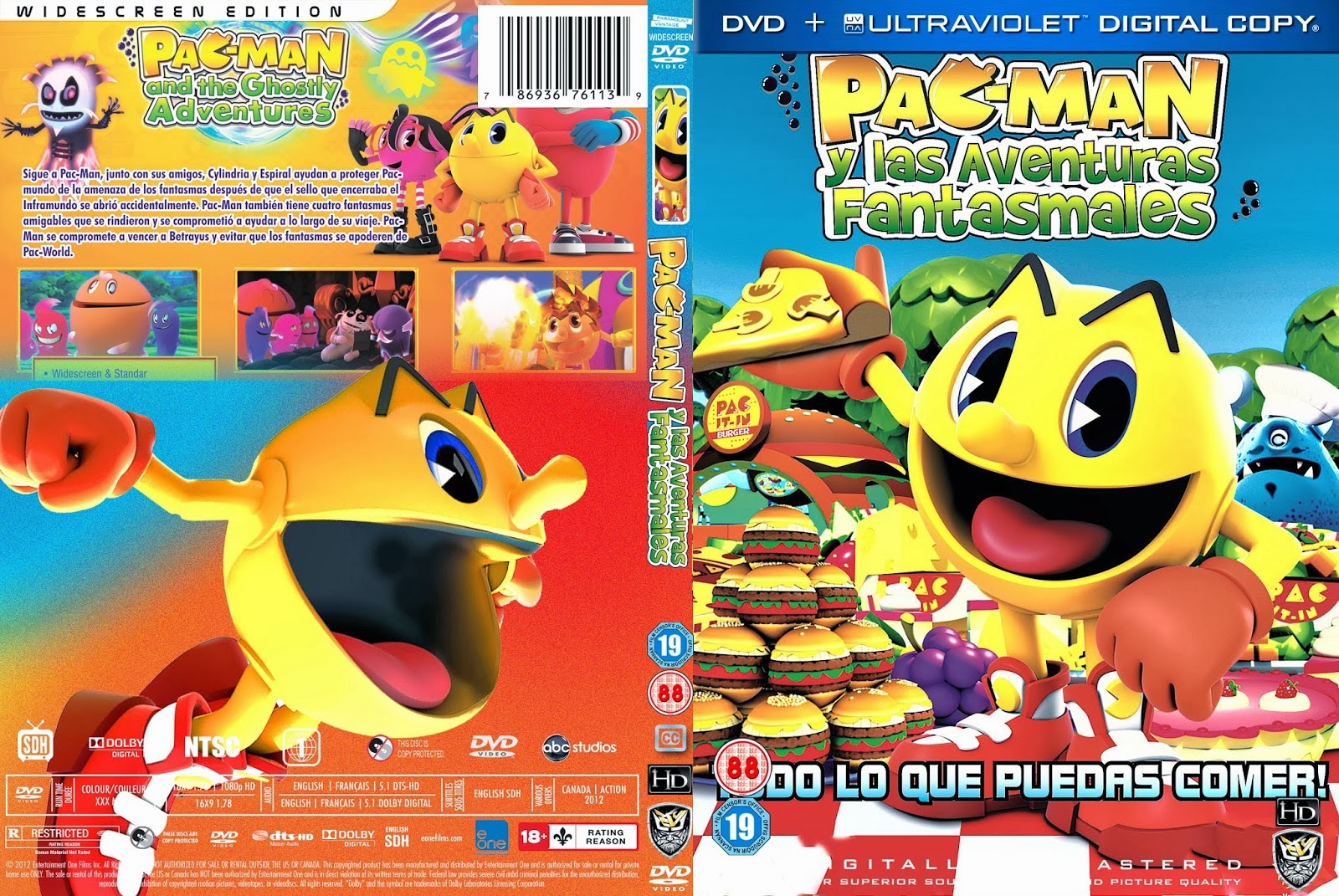 Uploaded by nostalgivault on november 17, 2019. Cover PacMan And The Ghostly Adventures dvd