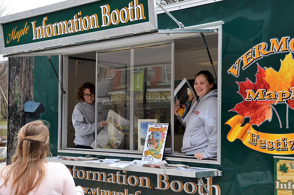 The branch opens at 9:00am in the morning. Information Booth